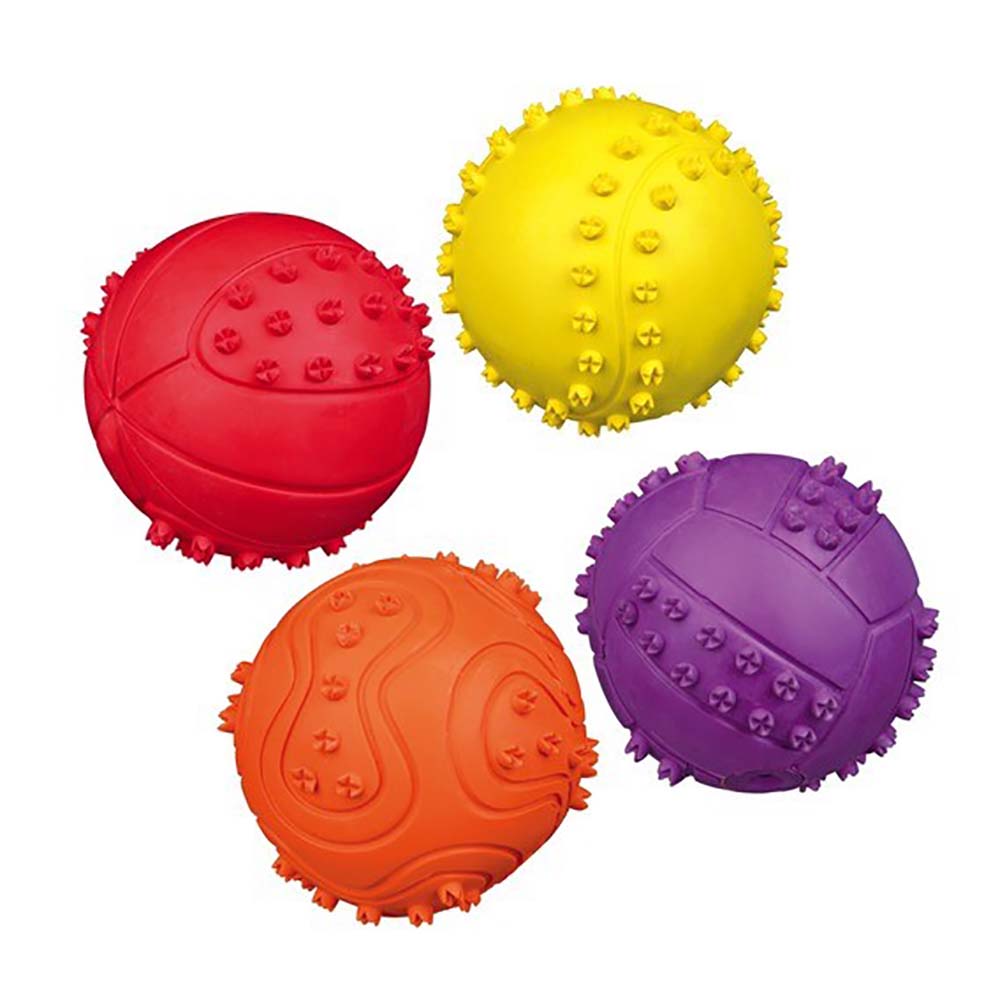 Natural Rubber Dog Balls With Sound 